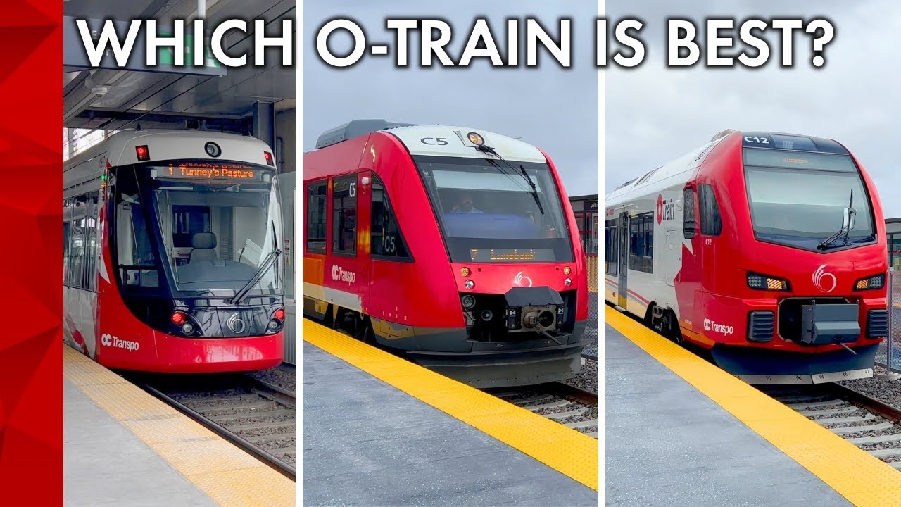 Which O-Train is BEST? We Compare All 3 Ottawa Trains in a Faceoff