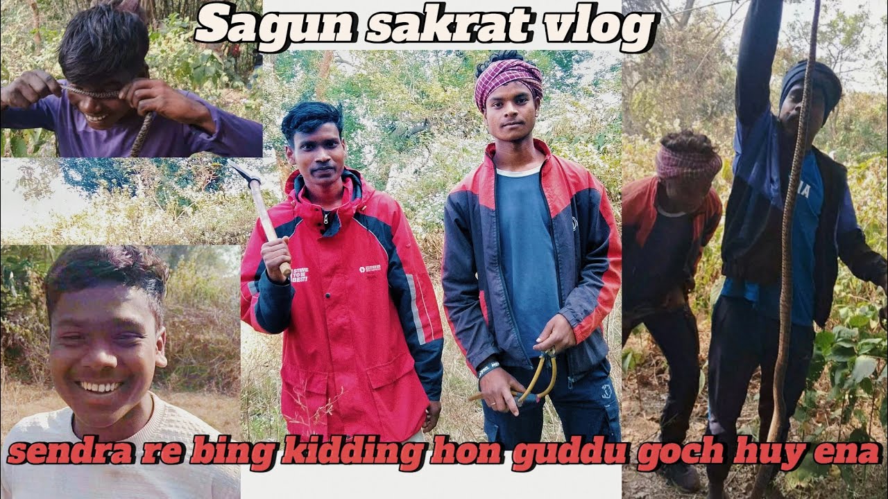 Sagun sakrat// sakrat re sendra chalaw huy lena // sendra vlog//#vlog #funnyvlog #santalivlog 