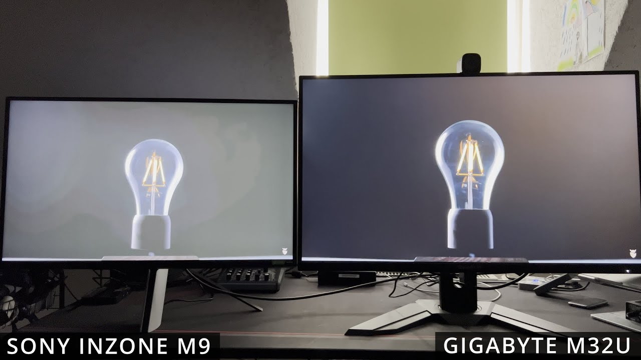 Gigabyte M32U vs Sony INZON M9