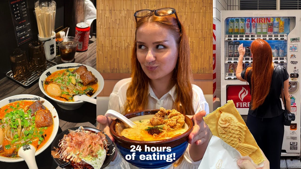 Everything I ate in TOKYO in 24 hours! 🇯🇵