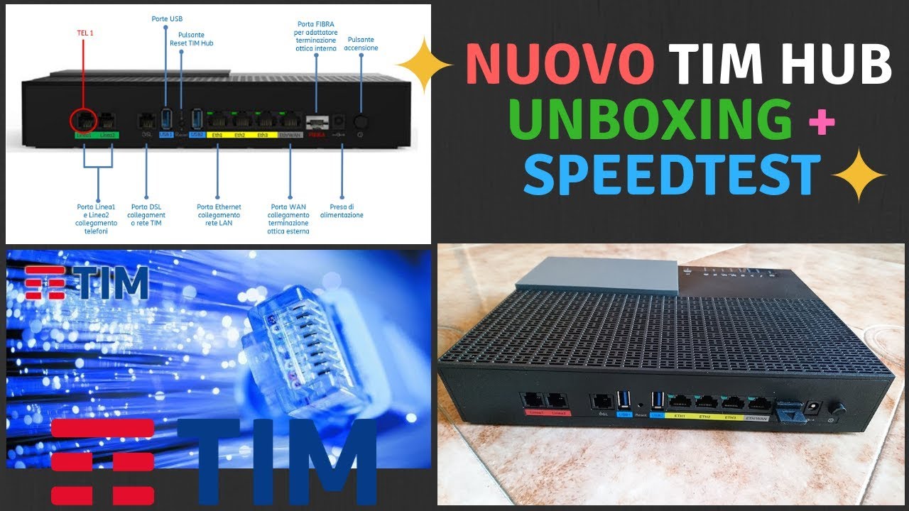 🌟 NUOVO TIM HUB UNBOXING + SPEEDTEST 🌟