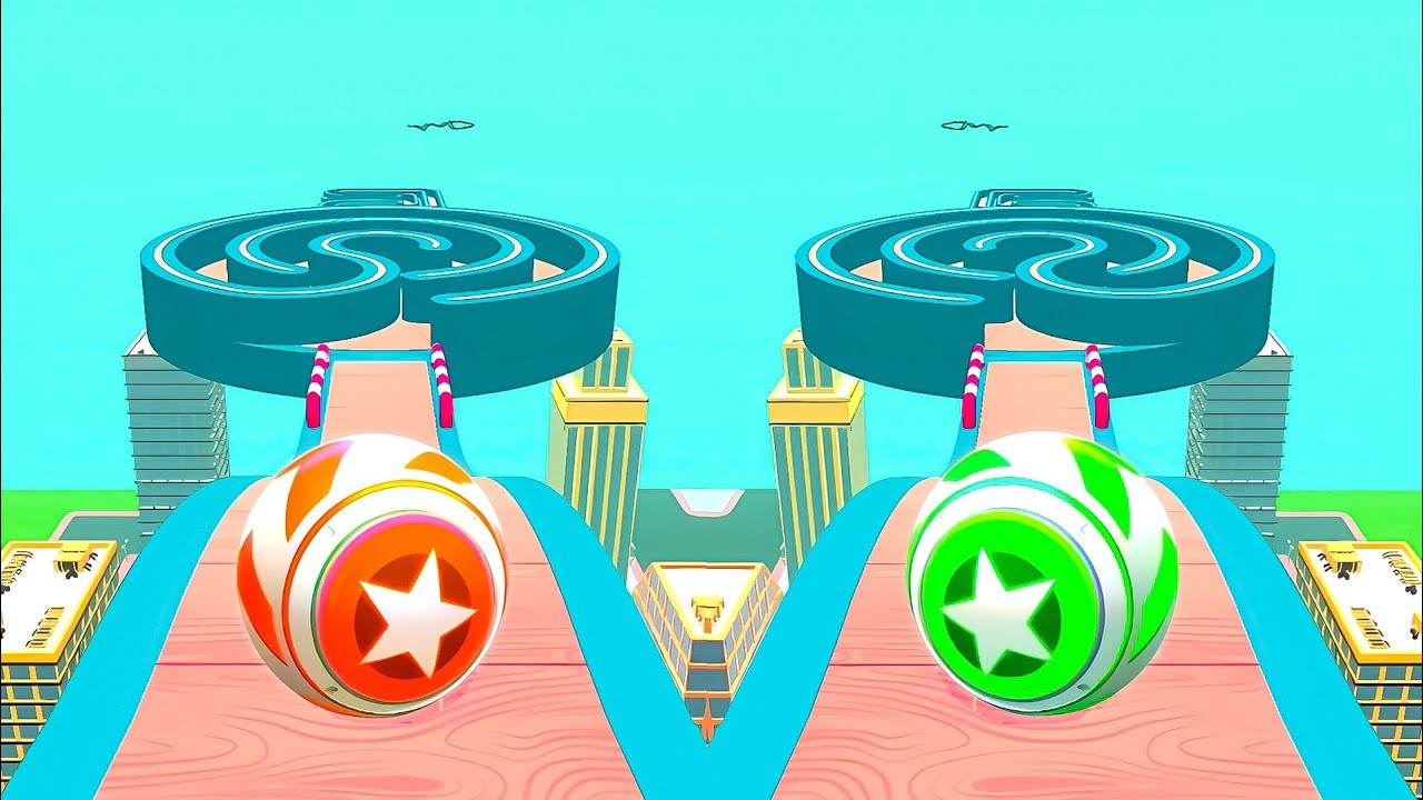 🧿🧭Sky Rolling Ball 3D Vs Reversed Video Gameplay SpeedRun Max Level 183