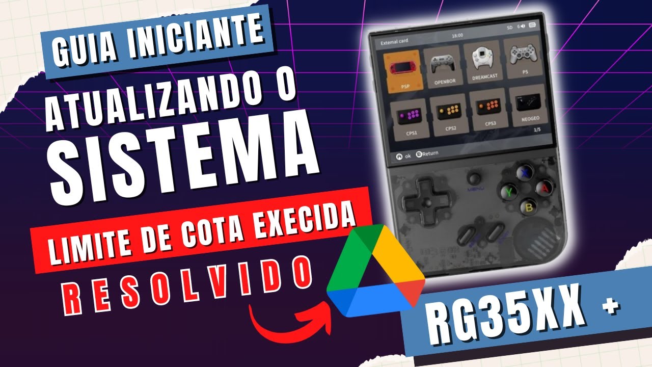 😱RG35XX PLUS! ATUALIZAÇÃO DO SISTEMA 😱😱😎@ANBERNIC