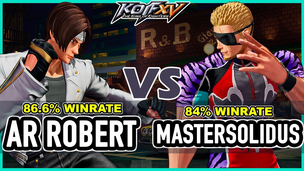 KOF XV 🔥 AR Robert (Kyo/Iori/Krohnen) vs Mastersolidus (Rugal/Ramón/Shermie)