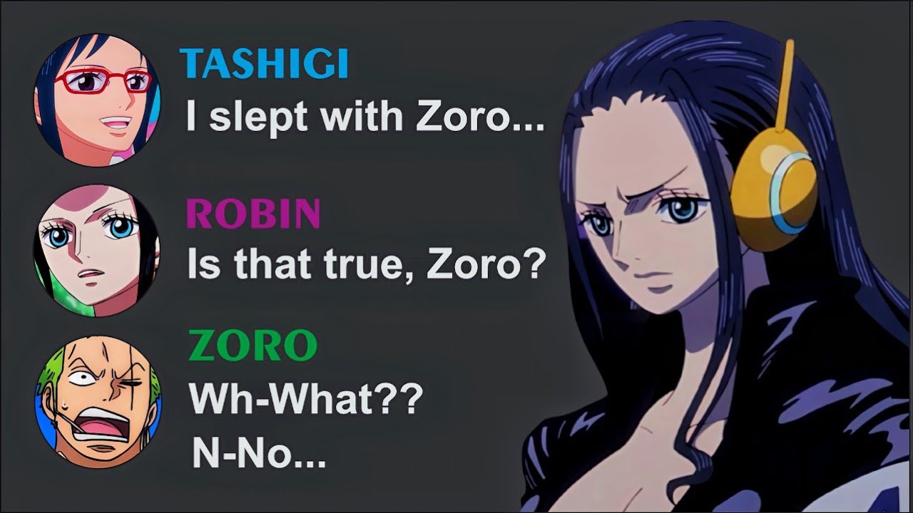 If Zoro cheated on Robin | Zoro met Robin for the first time (Part-4) | One Piece discord server