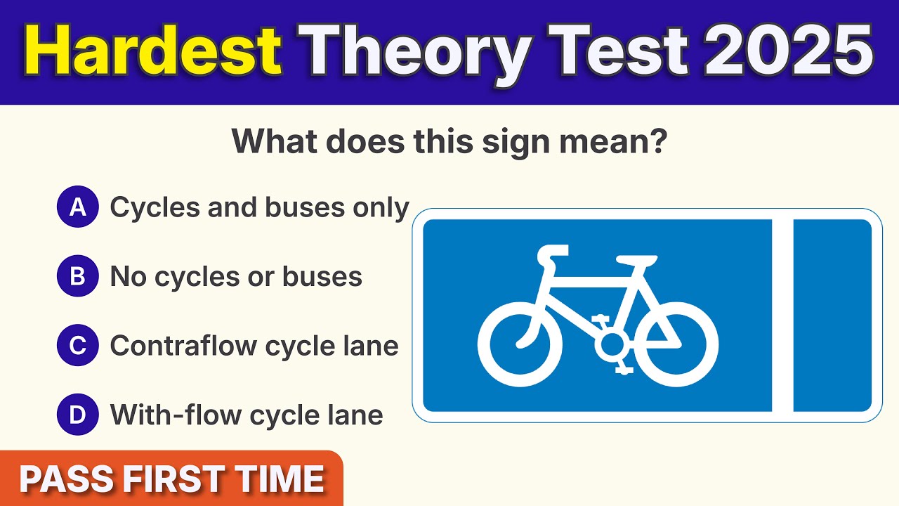 PASS Your HARDEST Theory Test 2025 UK with DVSA Style Questions and EASE!