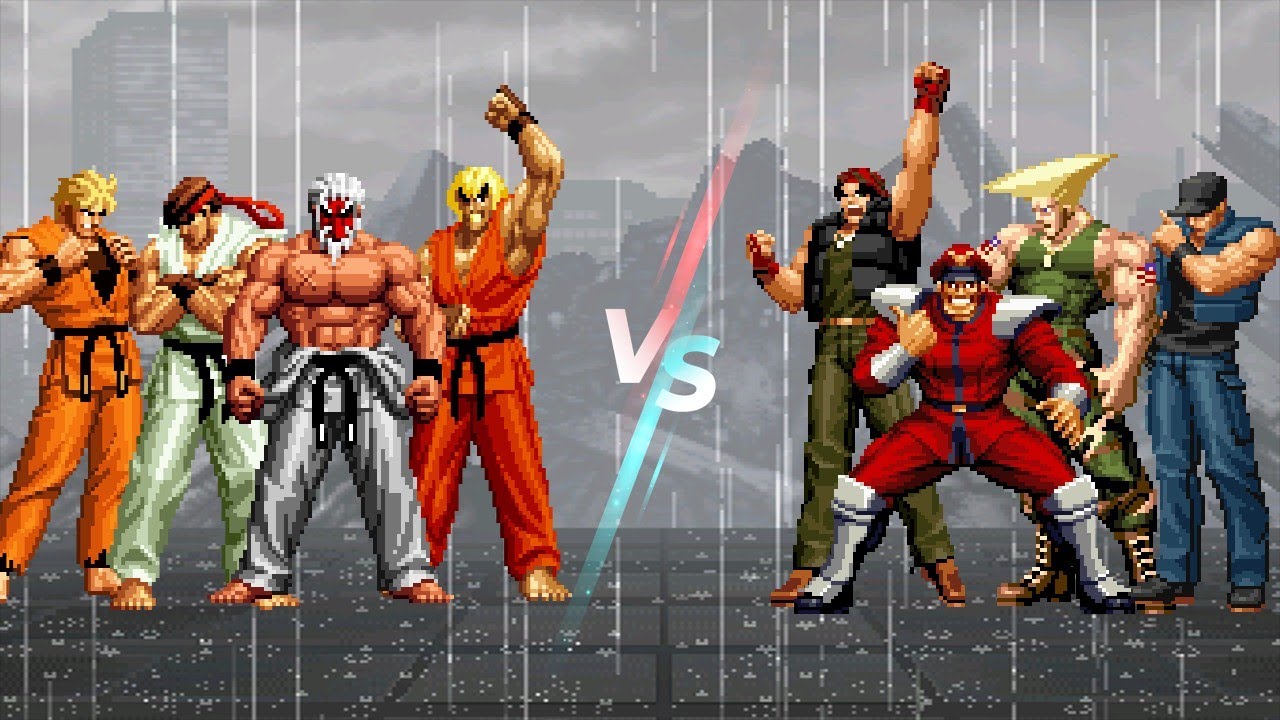 Karate Team vs Super Soldiers Team [Kof2002 Mugen]