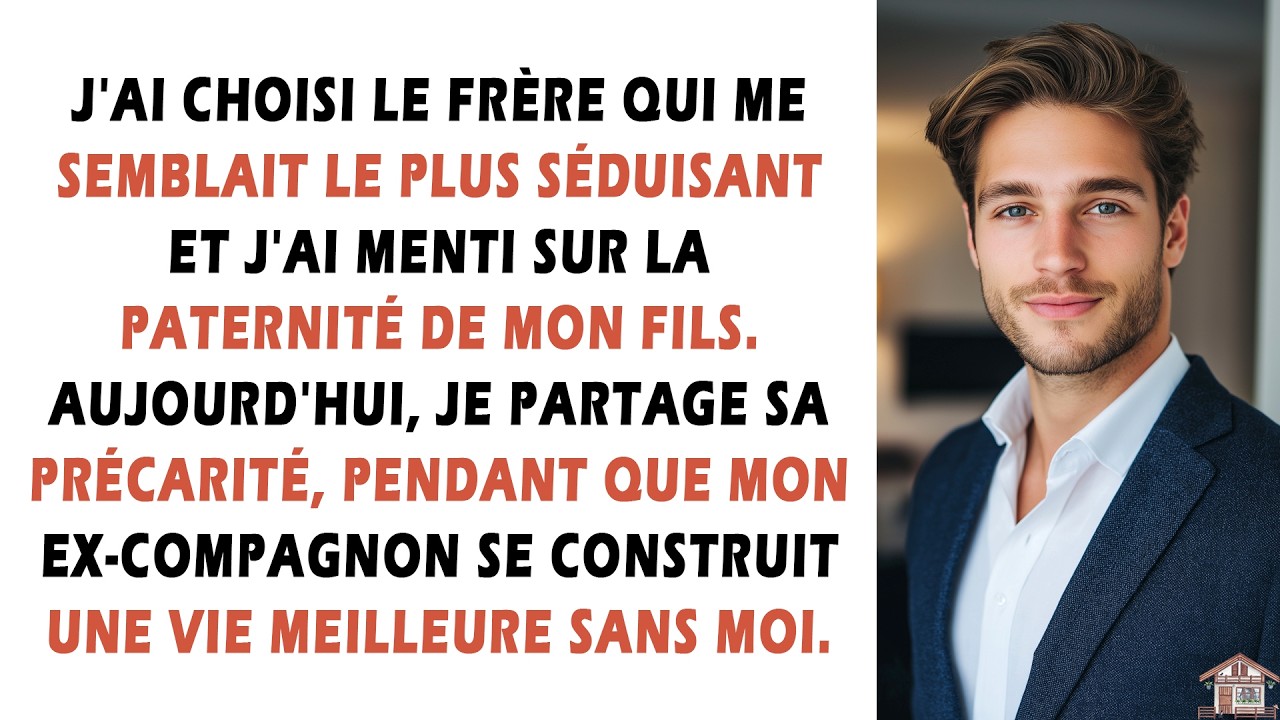 J'ai choisi le frère qui me semblait le plus séduisant et j'ai menti sur la paternité de mon fils...