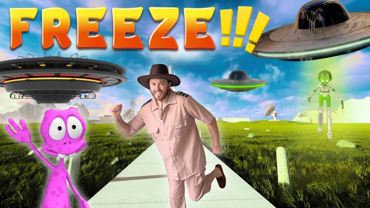Инопланетянин, красный свет, зелёный свет! 👽 Не двигайся! Испытание с исследователем Райли — косм...