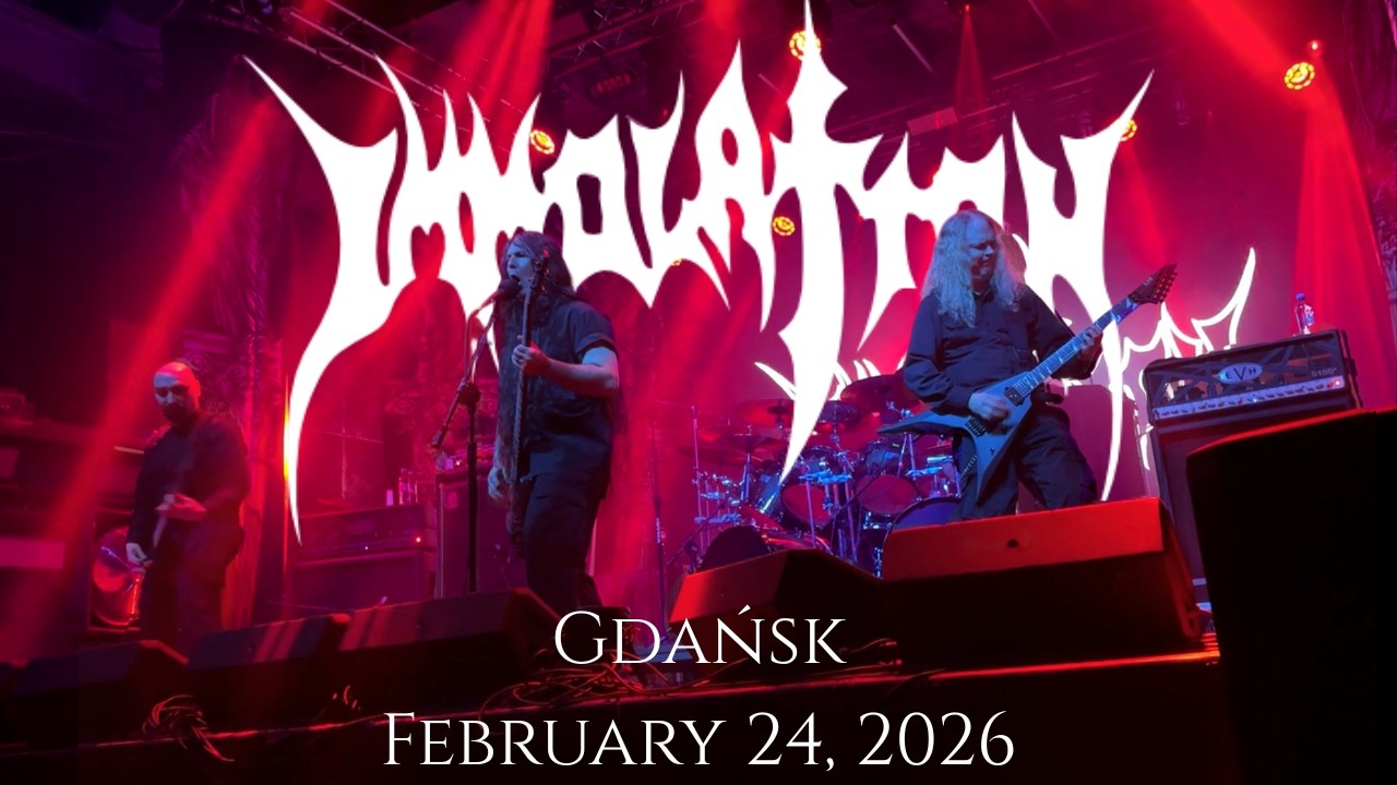 Immolation &ndash; Live at B90 Gdańsk | 2026 | Death Metal