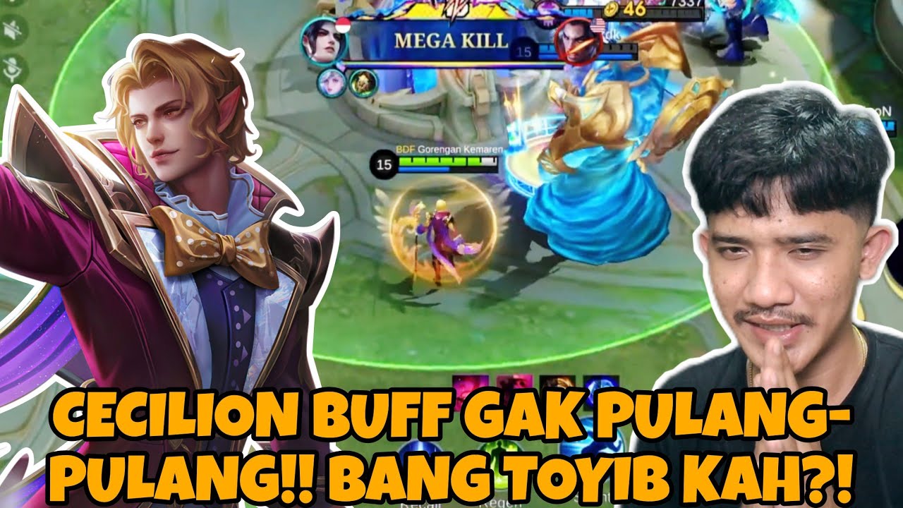 CECILION BUFF MANA MAKIN HEMAT DAN MALES PULANG!! - MOBILE LEGENDS