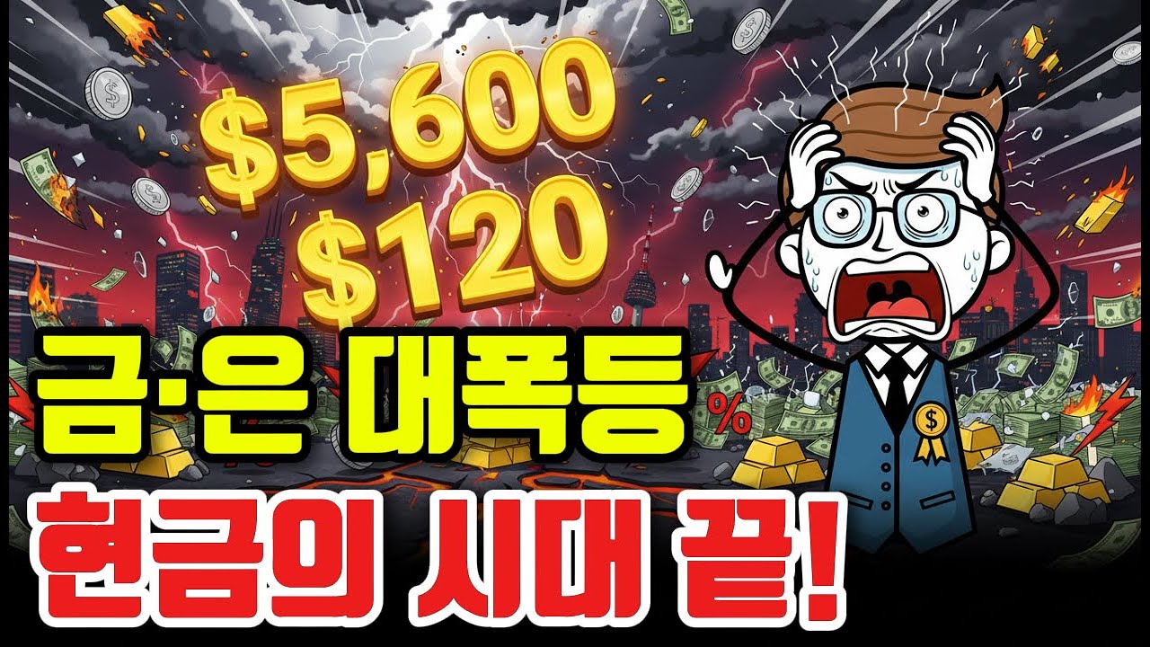 [특별 방송] 금 $5,600, 은 $120 돌파! 달러 붕괴가 시작되었습니다. (충격적인 다음 목표가 공개)
