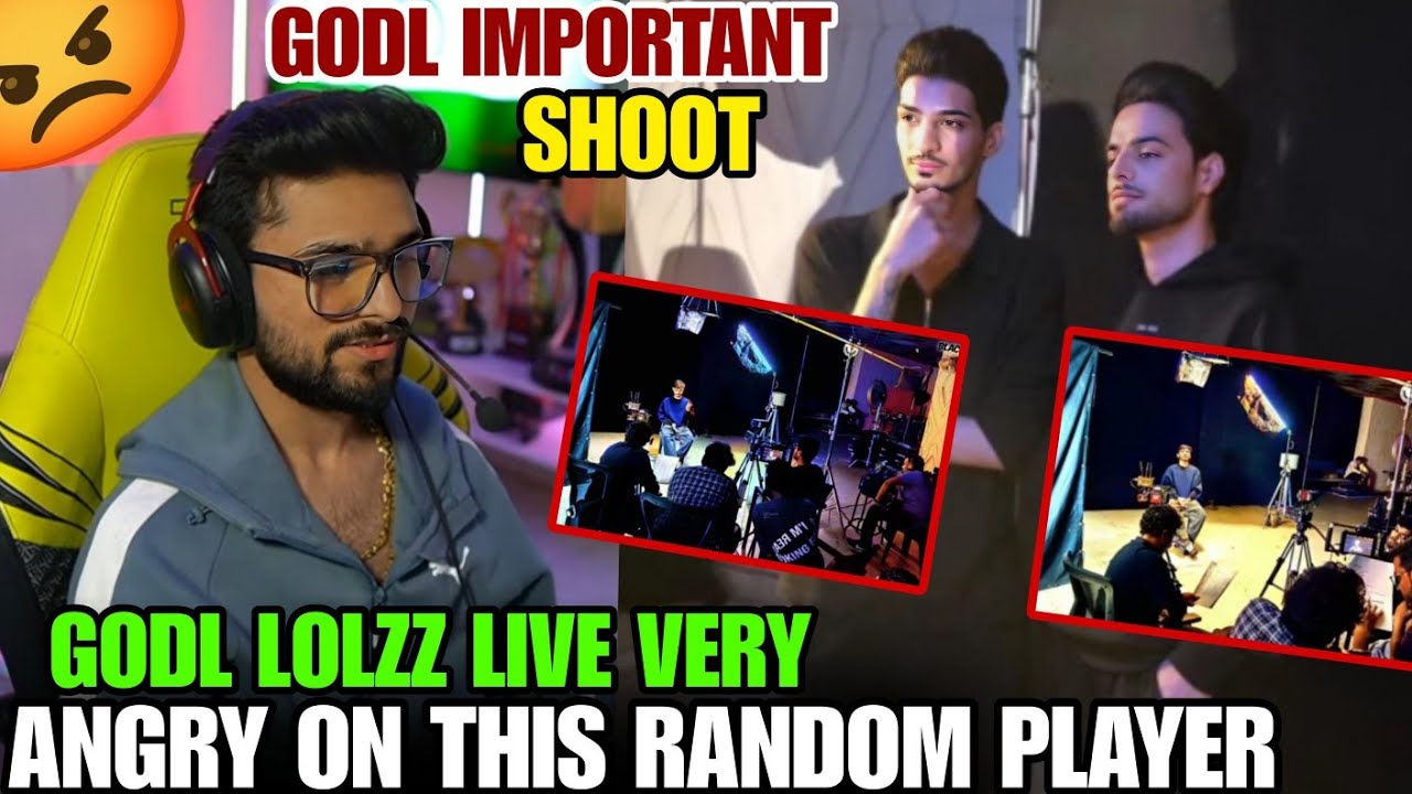 LOLZZ VERY ANGRY ON THIS RANDOM PLAYER 😡 || GODL IMPORTANT SHOOT 🎥 || #godlike #jonathangaming 