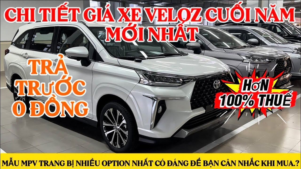 ✅Toyota Veloz Top Giá Khuyến Mãi Cuối Năm Mới Nhất- Opiton Trang Bị Nhiều Nhất Phân Khúc Đáng Để Mua