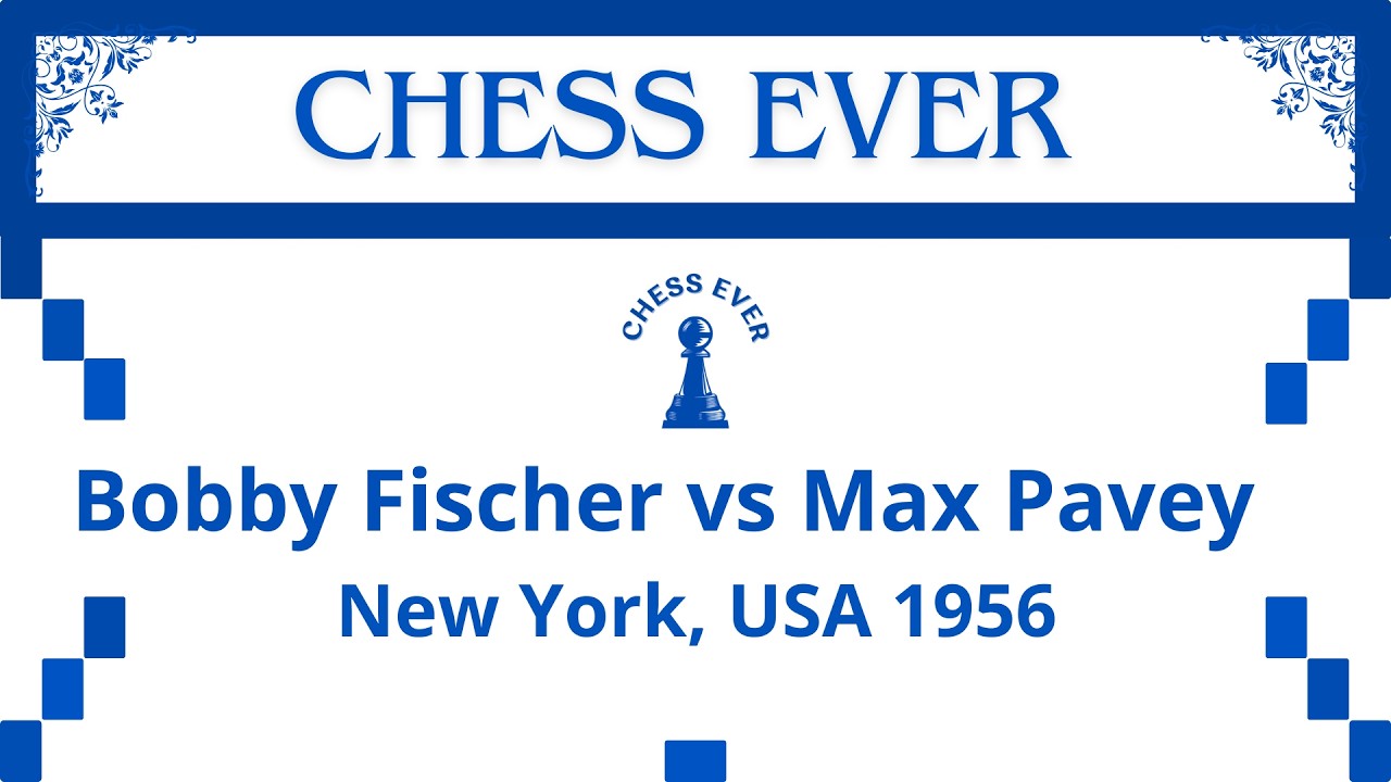 Bobby Fischer vs Max Pavey. New York, USA 1956
