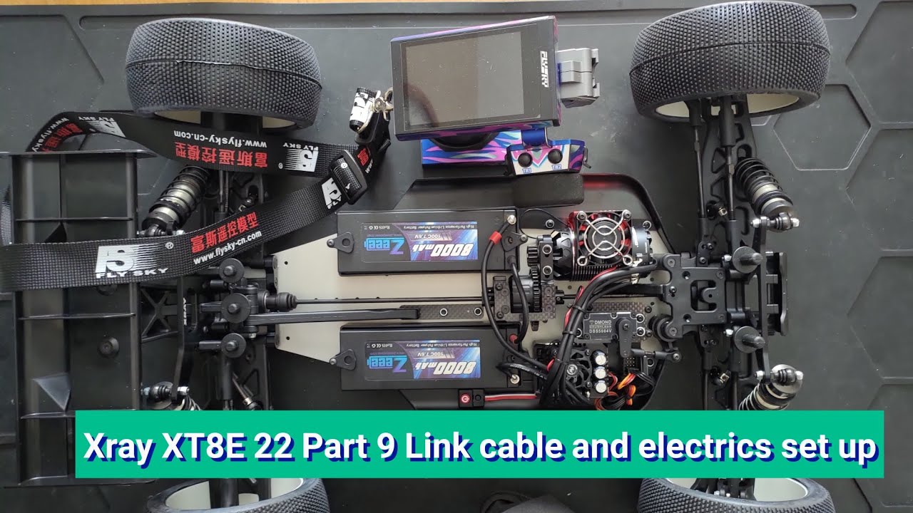 Xray XT8E 22 Часть 9. Соединительный кабель и электрическая схема