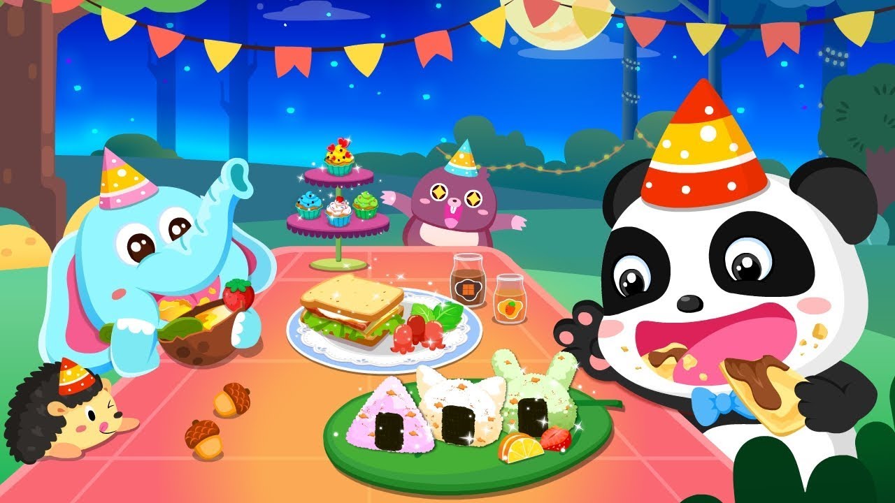 Festín en El Bosque de Panda Bebé | Juego Infantil | Apps Educativas Para Niños | BabyBus Español