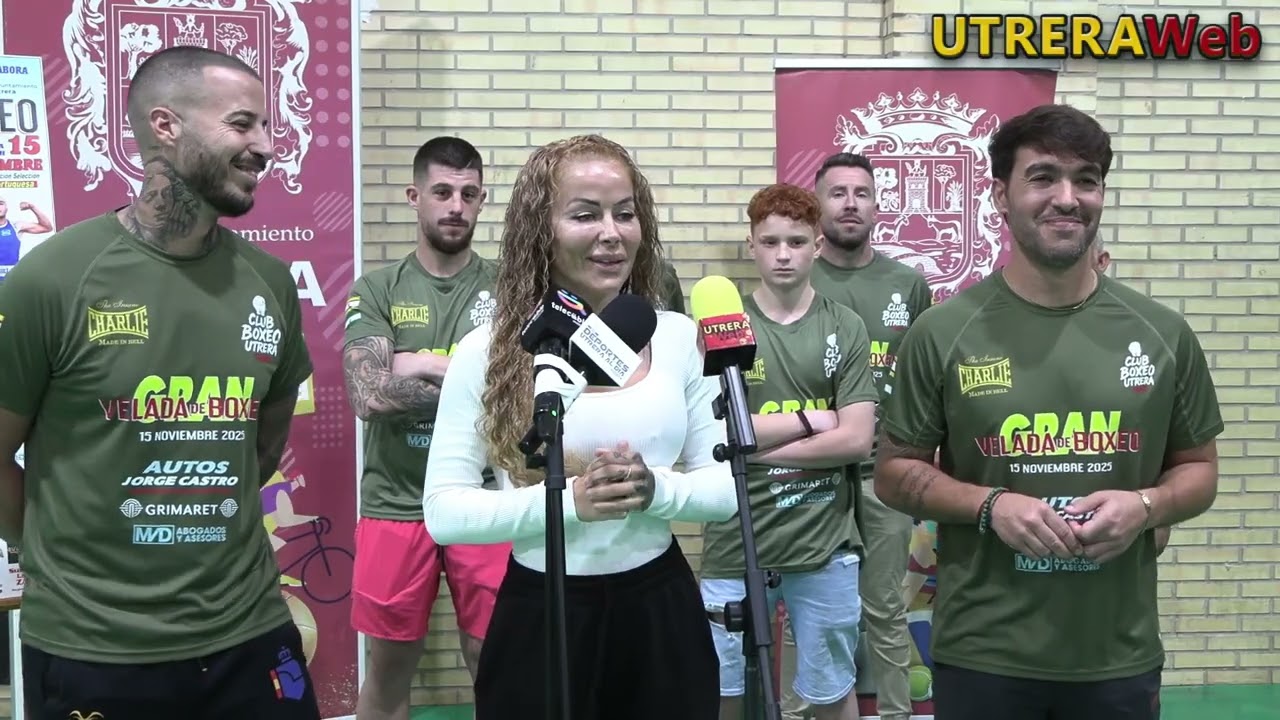 RUEDA DE PRENSA DE PRESENTACIÓN DE LA NUEVA VELADA DE BOXEO DEL 15 DE NOVIEMBRE EN UTRERA