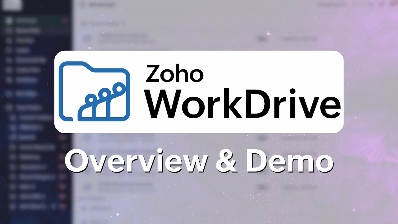 Обзор и демонстрация продукта Zoho WorkDrive