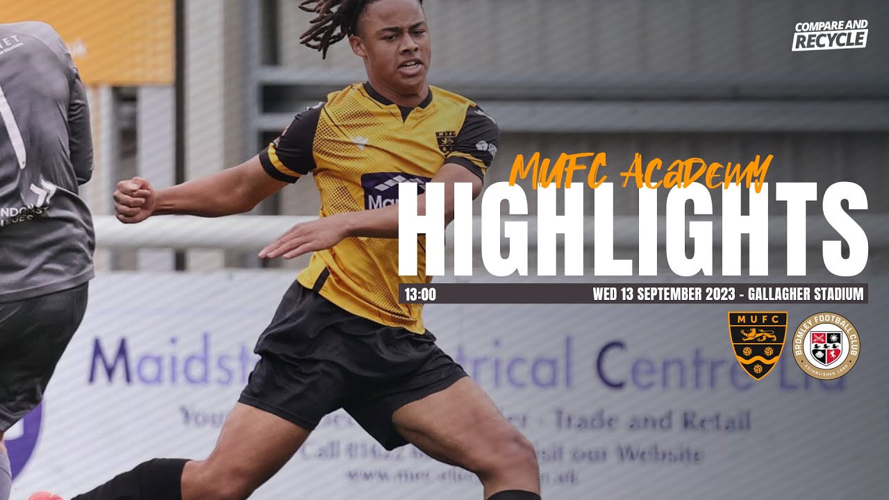 Academy: Maidstone United Vs Bromley (13/09/23)
