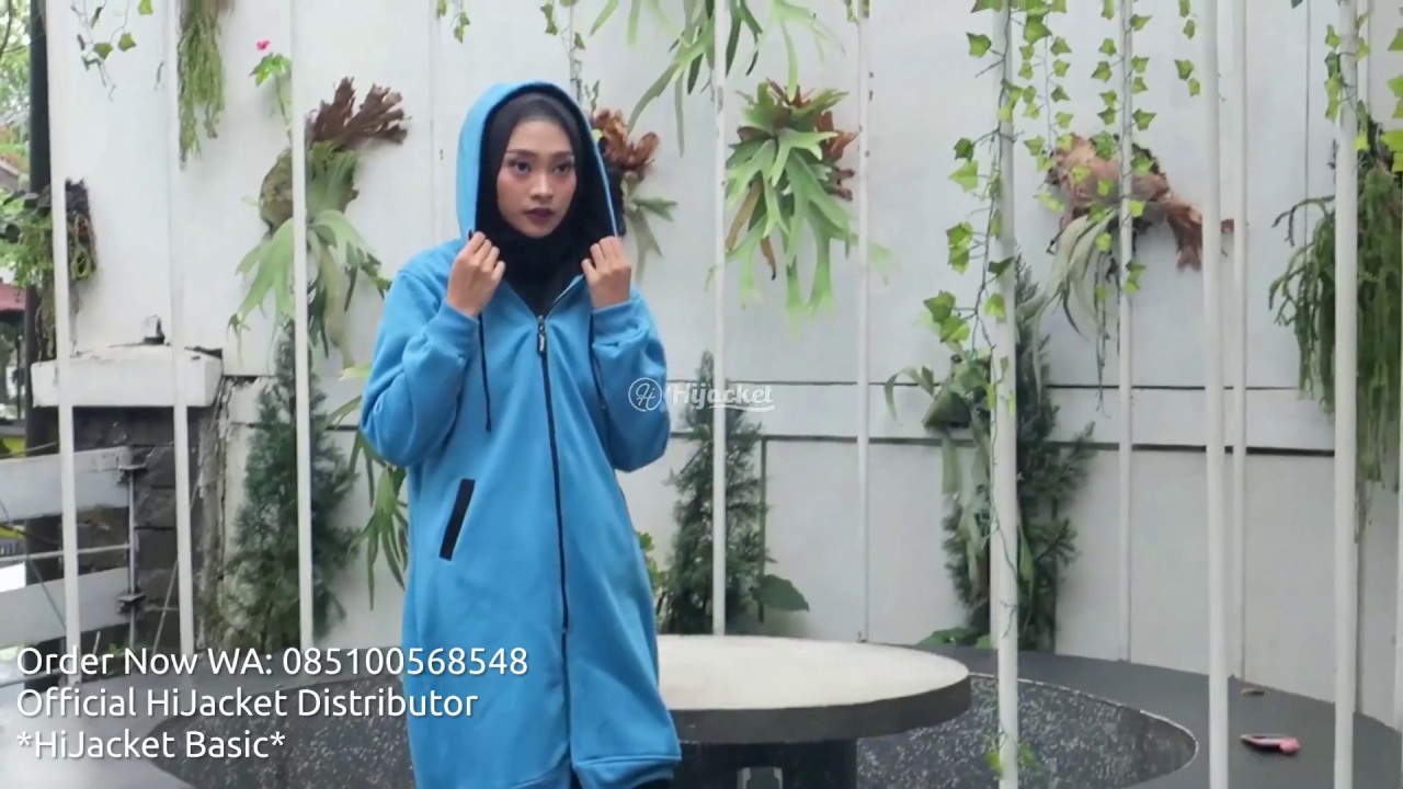 HIJACKET ORIGINAL BASIC Jaket Hijabers Jaket Muslimah Jaket Hoodie Muslim Jaket Wanita PREMIUM