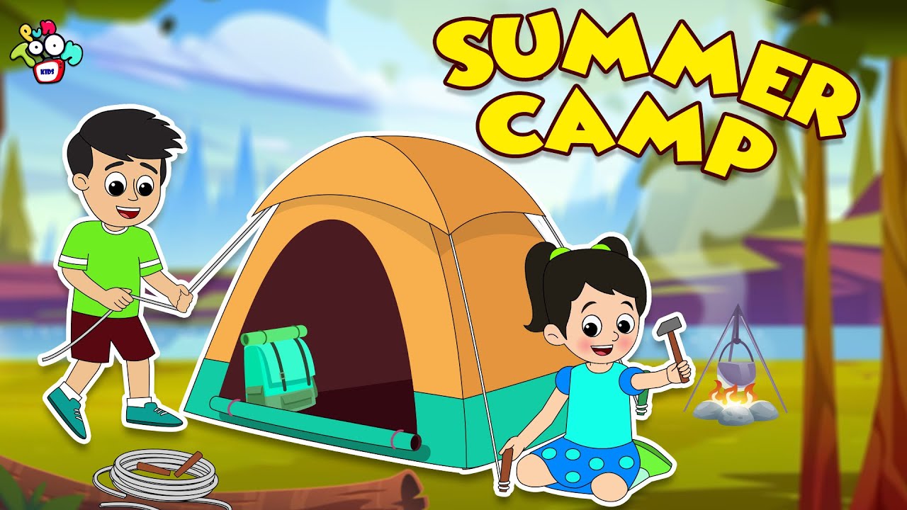 Gattu Chinki's Summer Camp | My Summer Vacation | Tamil Animation Stories | PunToon Tamil