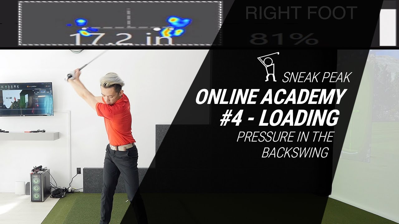 SNEAK PEAK OF NEW ONLINE ACADEMY #4 - Loading Pressure in the Full Backswing with Swing Catalyst 3D