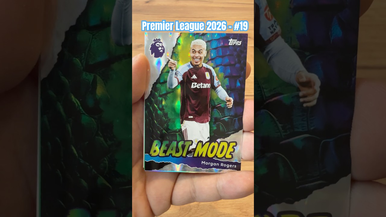 Premier League 2026 #19 - #topps #premierleague #soccercards #packopenings #2026 #shorts #unboxing