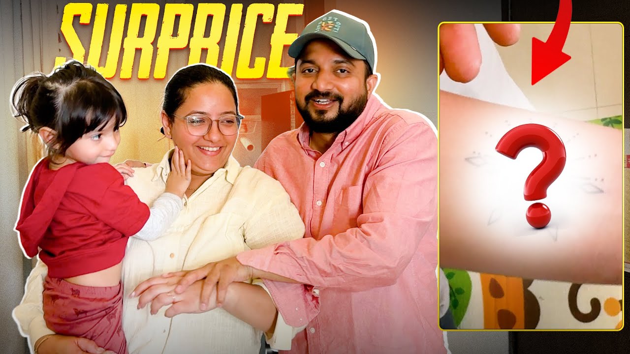पियूचा Permanent Tattoo!😳| Tattoo पाहून प्रकाश Shocked! | Tattoo चा अर्थ काय? 🤔 @PriyankaPrakashh 