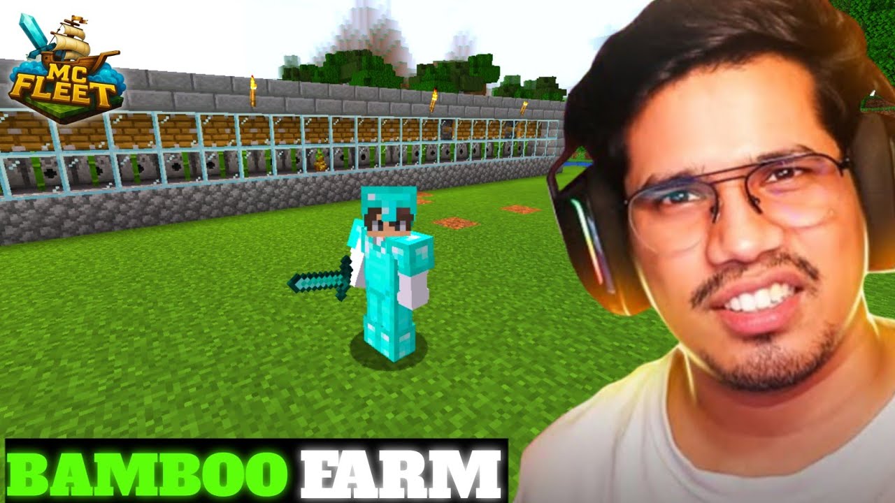 I Upgraded BAMBOO FARM in MC FLEET server !!