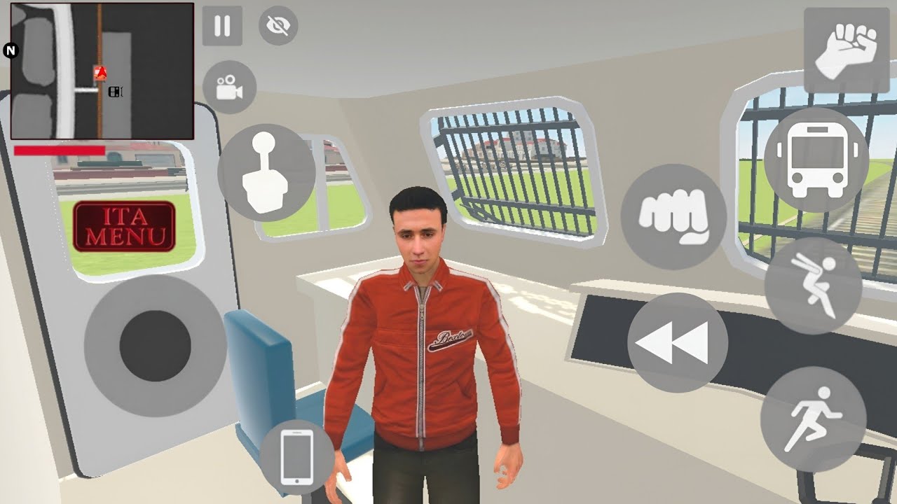 Chacha Ji ko Mili Train driver ki Noukari in Indian Theft Auto Simulator Game 