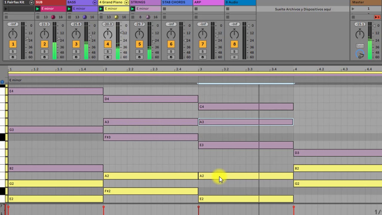 Tutorial Ableton Live: Acordes y progresión armónica