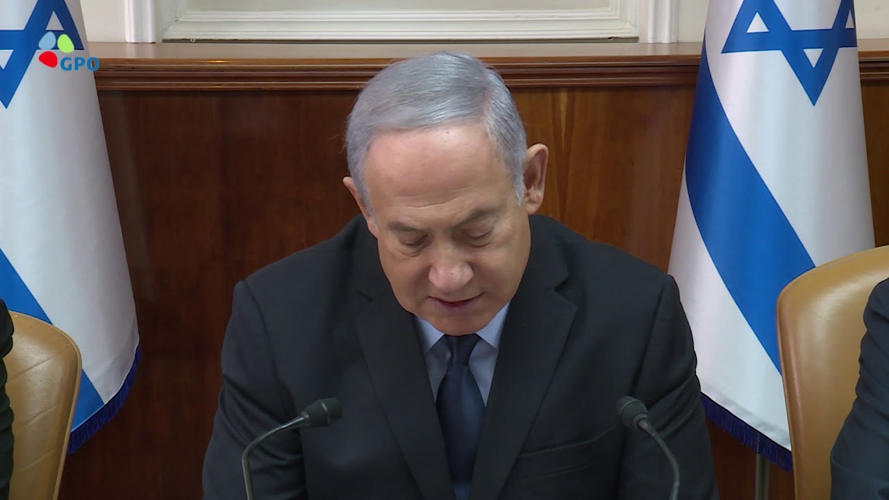 PM Netanyahu's Remarks at Weekly Cabinet Meeting - 29/10/2018