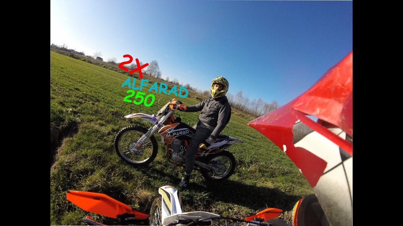 Docieranie |2x ALFARAD 250 |CROSS | GoPro💥