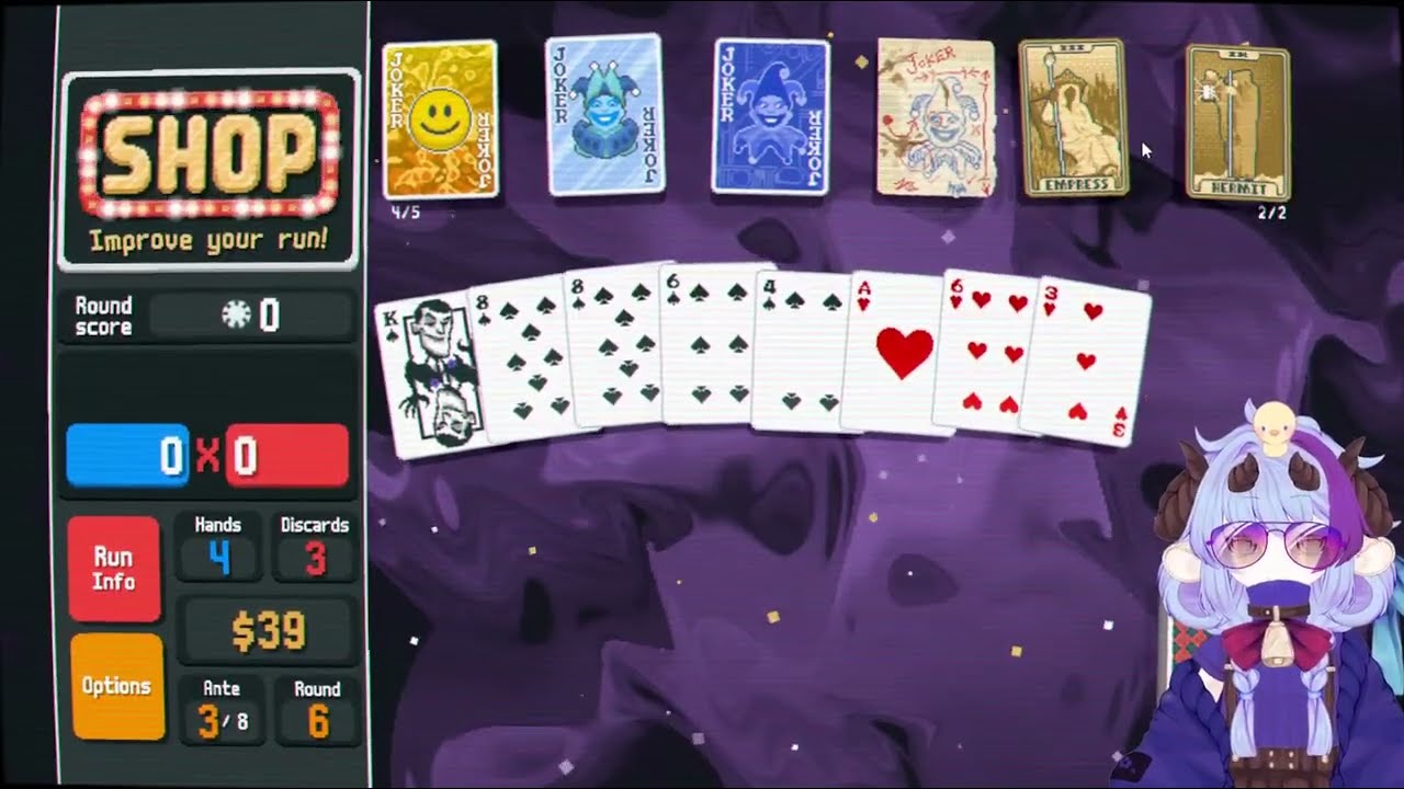 FInishing the joker unlocks for gamba poker jimbo gaem :3