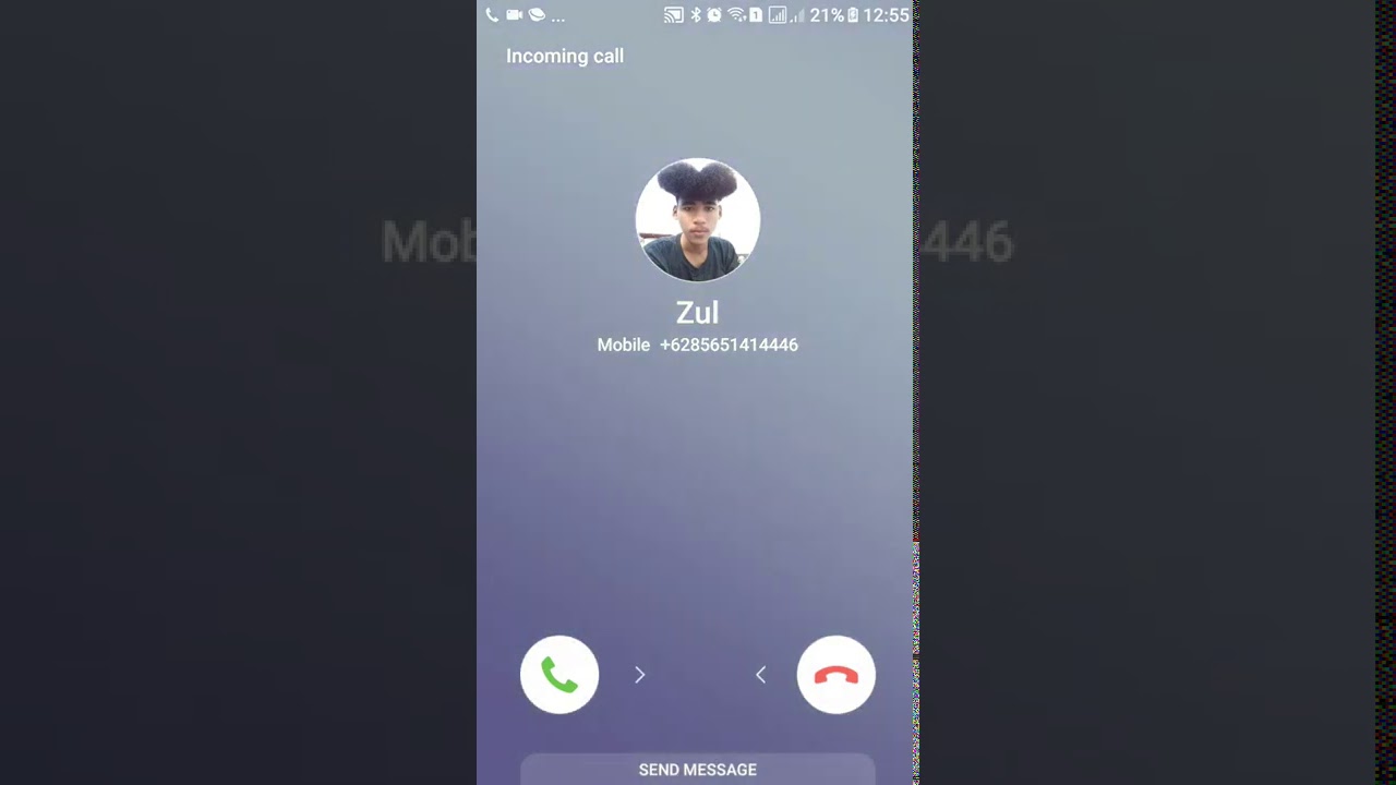 Samsung J7 Prime Incoming Call Space Craft Ringtone (Screen Record)