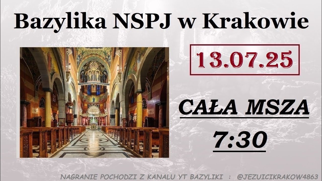 JACEK PRUSAK SJ - MSZA ŚW. 
