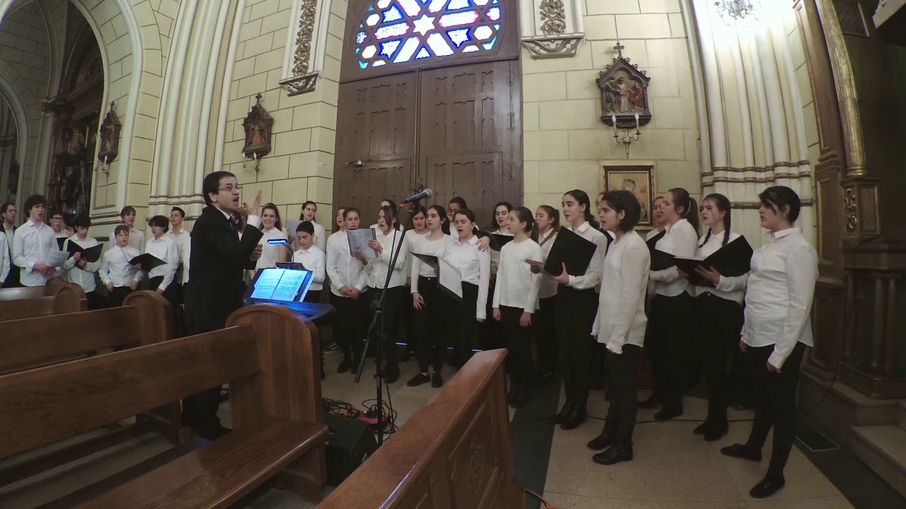 Salve Rociera, Coro Encanto en San Fermin de los Navarros, 10 3 2018