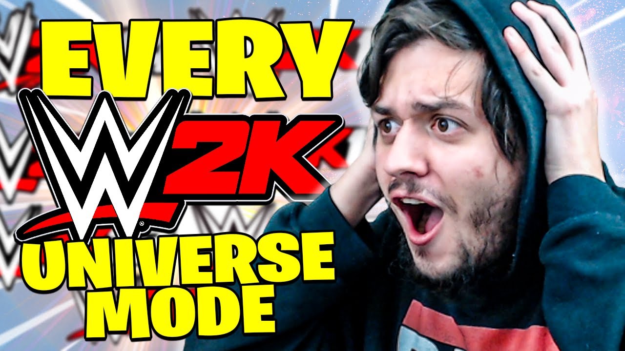 I Played EVERY WWE 2K Universe Mode In One Video...