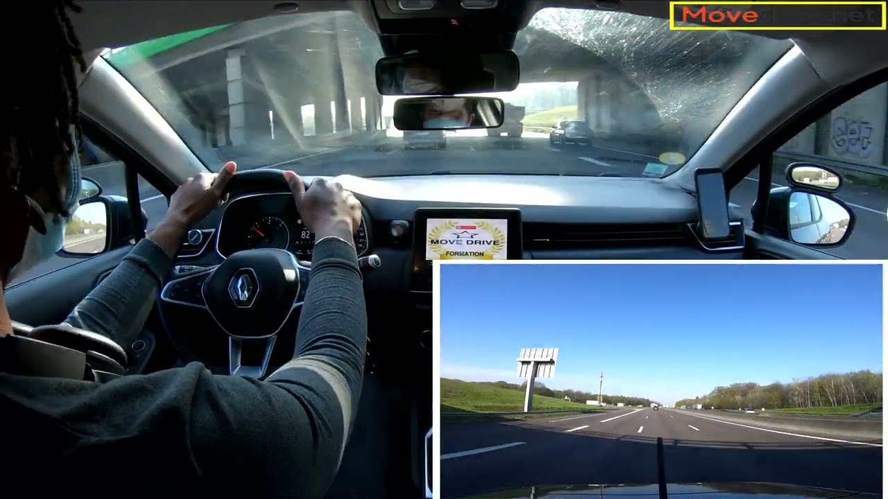 Savoir dépasser et se rabattre sur autoroute.