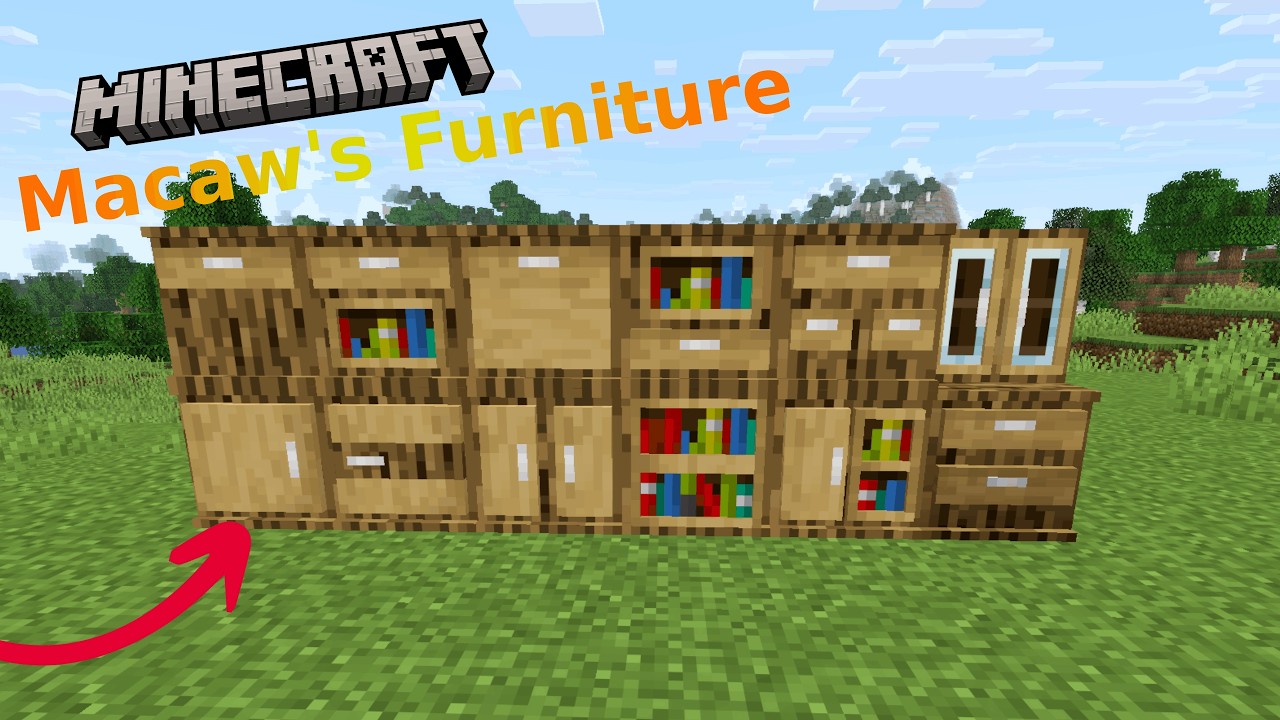 PRÉSENTATION DU MODS MACAW'S FURNITURE ! | MINECRAFT !