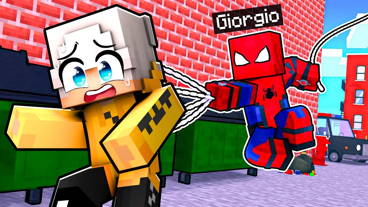 Sono DIVENTATO SPIDERMAN in Minecraft!
