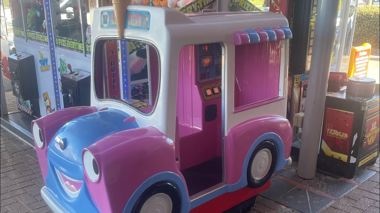 RG Mitchell Hank’s ice Cream Van kiddie ride (Jolly Roger refurbished) (Filmed in Yesterday)