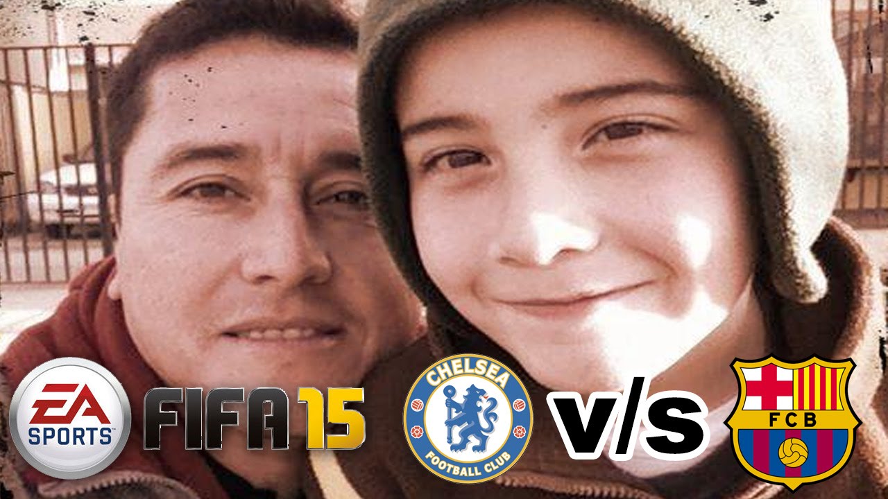 CHELSEA VS BARCELONA  / GAMEPLAY FIFA 15 PS3  /  iCrisGamer  vs Omanlaga