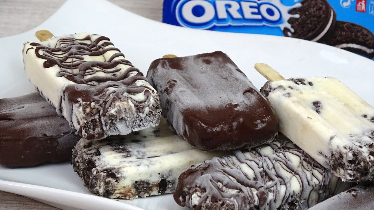 COMO HACER PALETAS O POLOS DE OREO, Fácil y Delicioso🤩OREO PALETTES OR POLES