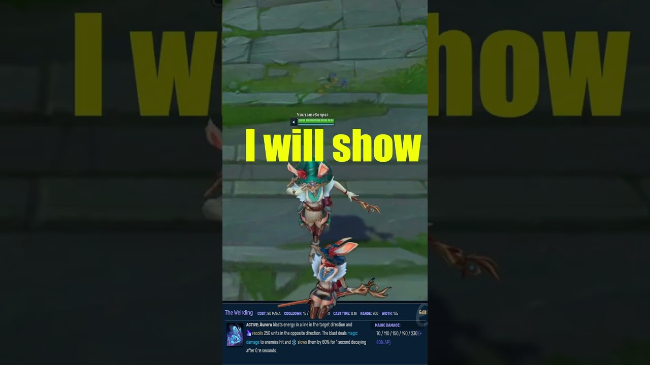 Советы и рекомендации по способностям Авроры в League of Legends #leagueoflegends #riotgames #tip...