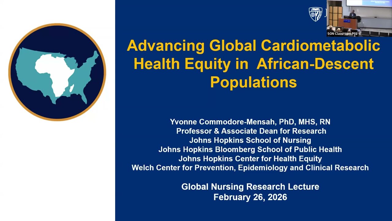 Emory SON LCC Global Nursing Research Lecture- Dr. Yvonne Commodore-Mensah