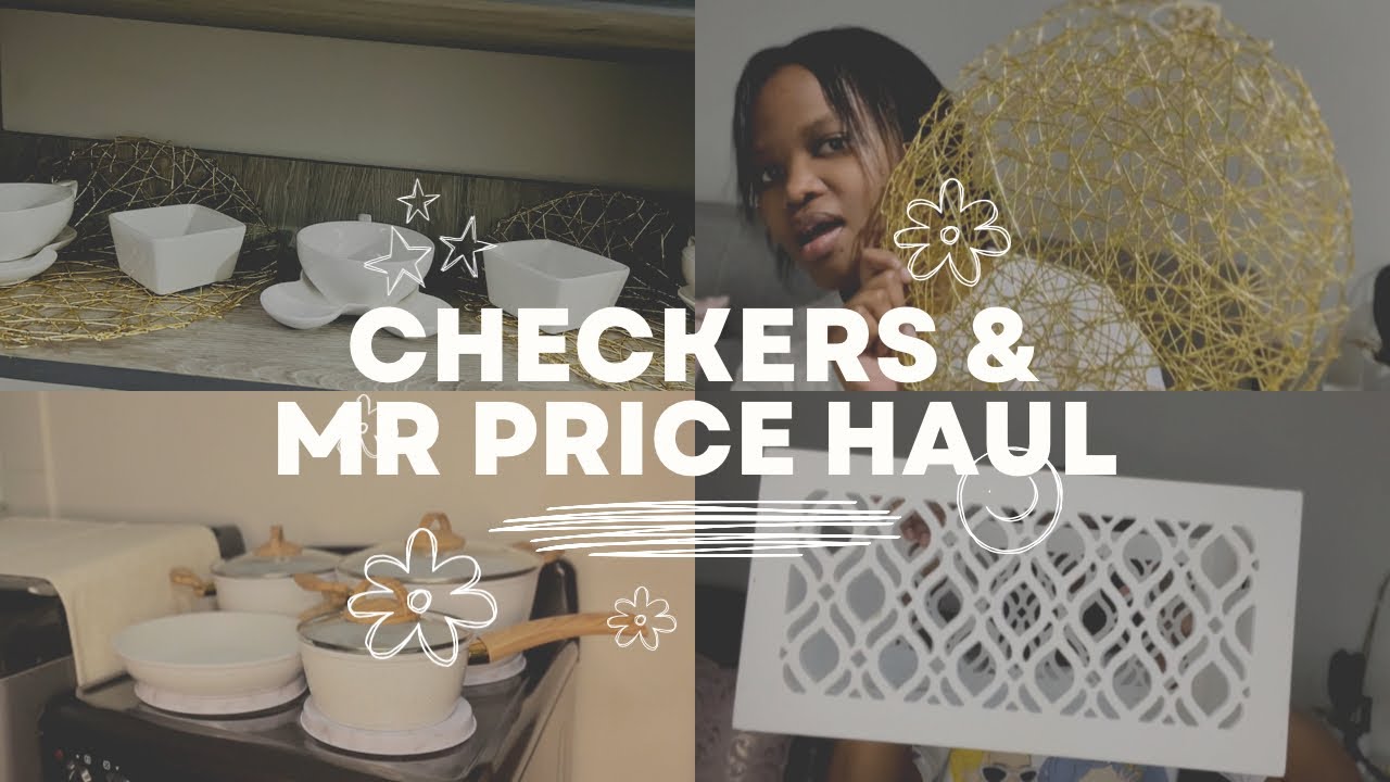 Mr Price Home and Checkers Haul | Finally got my favourite pots! 🥳 #homedecor #haul