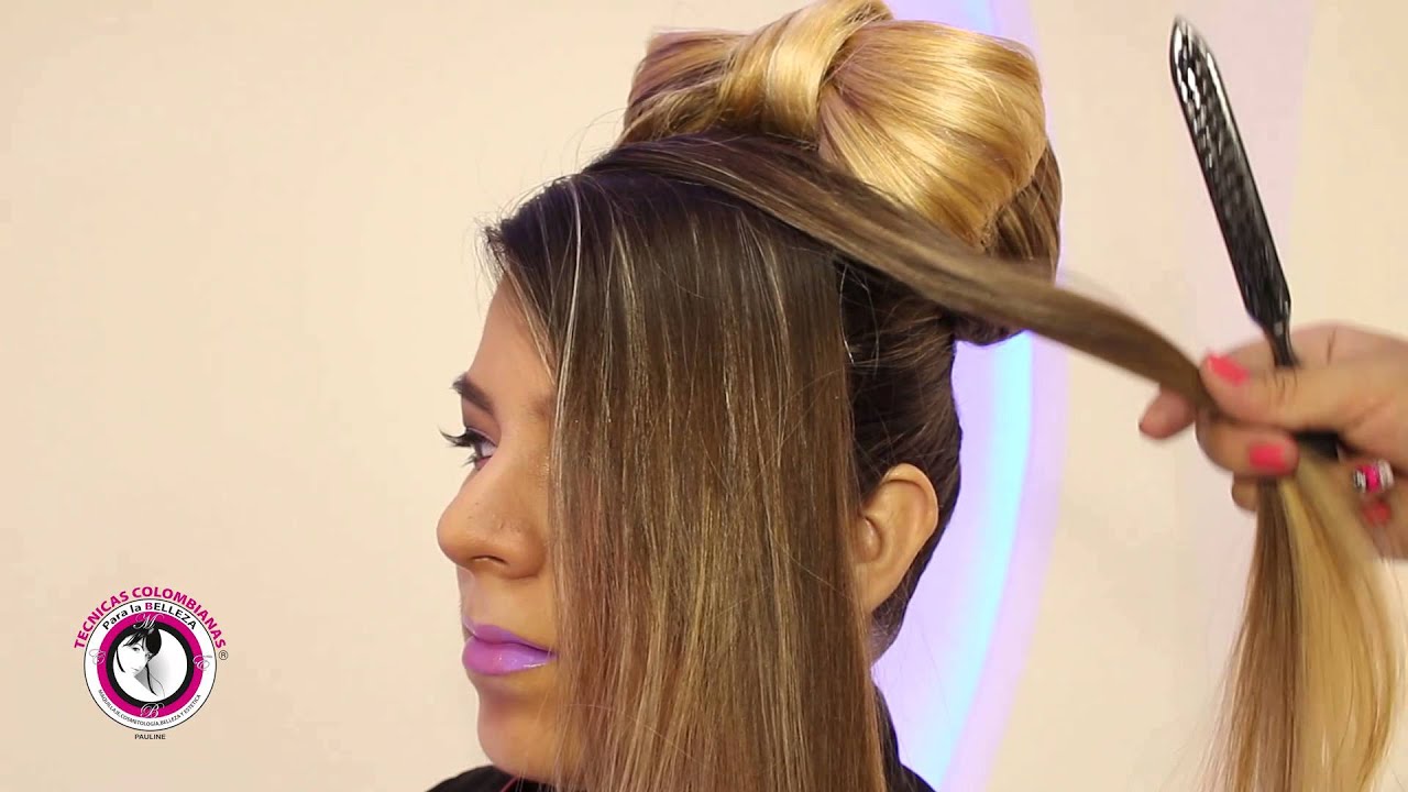 PEINADO ELEGANTE CON VOLUMEN POR STEFANY RESTREPO