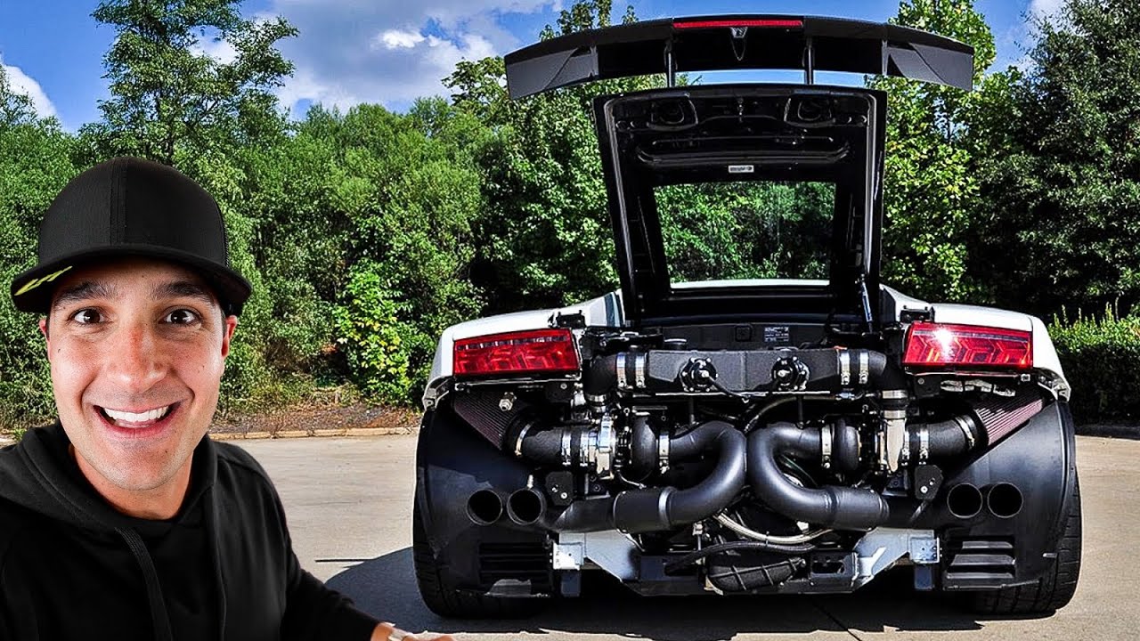 PROJETO DOS SONHOS! * LAMBORGHINI BITURBO DE 1300 CAVALOS * 